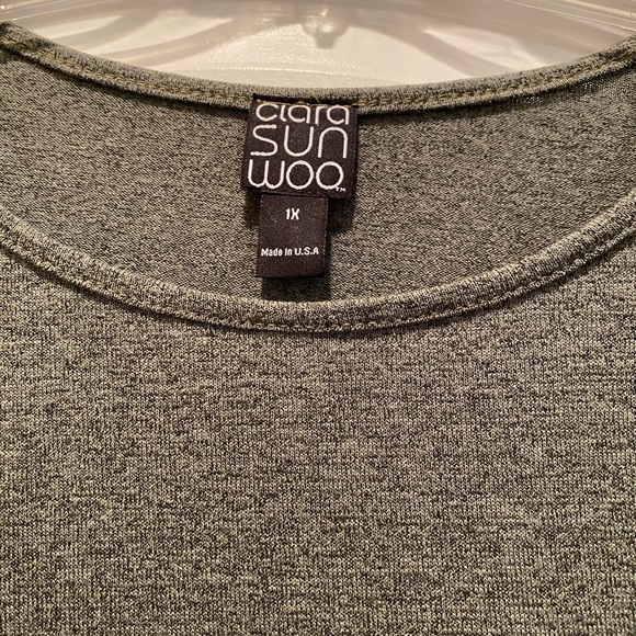 NWT Clara SunWoo green tweed boyfriend tunic - Picture 4 of 8